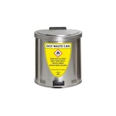 Putzlappen-Entsorgungsbehälter, Edelstahl, 50l, HxBxT 540x495x505mm