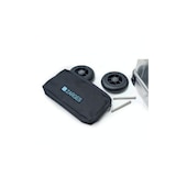 Rollensatz, f. Transportkiste, Vollgummi, Tragl. 50kg, Rad Ø 125mm