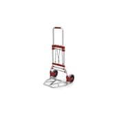 Alu-Sackkarre, Tragl. 100kg, Schaufel BxT 483x343mm, klappbar, rot/silber