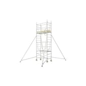 Fahrgerüst, Reich H 5, 27m, Gerüst H 4, 49m, 2 Bühne(n), m. Luke