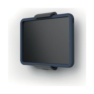 Tablet-Wandhalterung,HxBxT 225x95x170mm,Langloch f. Ladekabel,schwarz