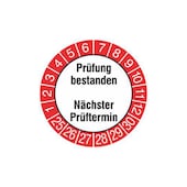 Prüfplakette, Prüfung bestanden/nächster Prüftermin, Prüfzeitraum 25-30
