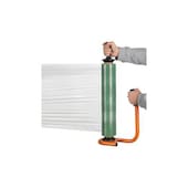 Handstretchfolie, Rolle, Stärke 15 µm, 3-lagig, grün