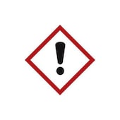 Gefahrensymbol, gesundheitsgefährdend, Aufkleber, Folie, HxB 26x26mm