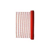 Fangzaun, HxL 1000x50000mm, Maschenweite 40x80mm, Kunststoff, orange