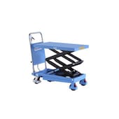 Mobiler Scherenhubtisch, Tragl. 350kg, Plattform LxB 910x500mm