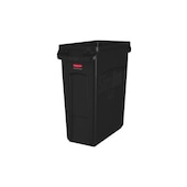 Wertstoffsammler, 1x60l, HxBxT 635x279x558mm, Klemmen, m. Lüftingskanälen