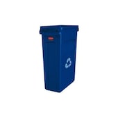 Wertstoffsammler, 1x87l, HxBxT 762x279x558mm, Klemmen, m. Lüftingskanälen