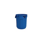 Universalcontainer, 75l, HxØ 580x495mm, Korpus PE blau