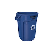Universalcontainer, 121l, HxØ 705x557mm, Korpus PE blau
