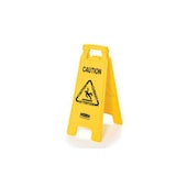 Warnschild, Rutschgefahr, Bodenaufsteller, Kunststoff, HxBxT 670x280x38mm