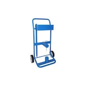 Abrollgerät, f. Polyesterband, f. Band B 16mm, f. 76mm Kern, 2 Räder, rot