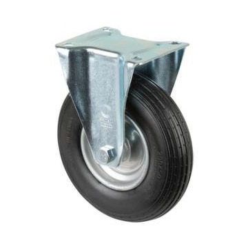 Bockrolle, Tragl. 75kg, ØxB 200x50mm, PU gerillt, Rollenlager