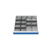 Schubladeneinsatzset, f. Werkbank, 10 Längsteiler/3 Trennbleche