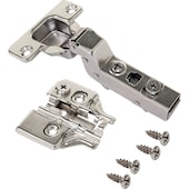 20er Set Scharnier Innenanschlag X91N und Montageplatte