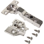 20er Set Scharnier X91 Mittelanschlag inkl. Montageplatten und Schrauben