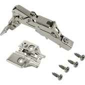 10er Set Scharnier Mittelanschlag 165º X91 mit sanftes Schließen und Montageplat