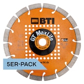 5er-Pack Diamanttrennscheibe MaxLife