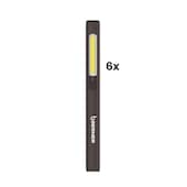 6er-Pack LED-Lampe Pen Light Alu