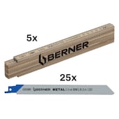 Reciprosägeblatt Metall Expert inkl. Meterstab