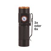 3er oder 6er-Pack Taschenlampe Mini 1.000