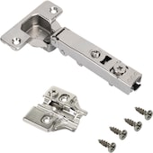 Scharniere X92-Set, Soft Close für Eckanschlag mit Montageplatte