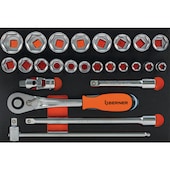 Steckschlüssel-Einsätze 1/2