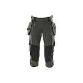 Dreiviertel-Hose mit Hängetaschen 