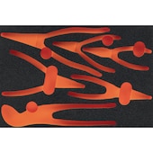 Hartschaumeinlagen leer