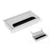 Kabeldurchlass Quadrum für Tisch, rechteckig.