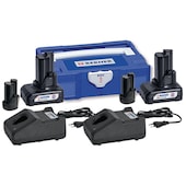 Zwei Startersets 2,0 & 6,0 Ah 12 V