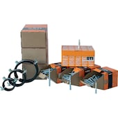 Doppelschraubschellen-Paket mit Bund