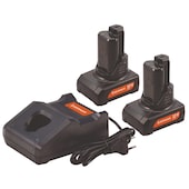 12 V Akku Starterset 2 x 6 Ah + Ladegerät BCCF