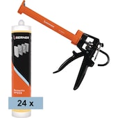 Set BERNER Fix Speed Universalkleber weiß ODER schwarz & Pistole