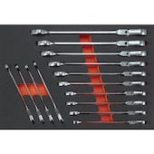 Kombi-Ratschenschlüsselsatz Flex 1 F