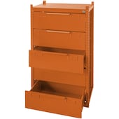 BERA® Modul 5 Schubladen 542,5 x H1000 mm – Basisteil