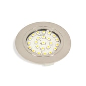 Crux-in LED Einbauleuchte zum einbetten in Möbel ohne Spannungswandler benötigt.