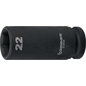 Schlagstecknüsse extra tief, 1/2