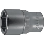 Steckschlüsseleinsatz BFD+ 6-kant 1/4