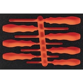 Hartschaumeinlagen leer