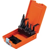 Set Stufenbohrer HSS TiAlN 4 Schneiden Premium