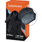 Einweghandschuhe Nitril schwarz Comfort Grip