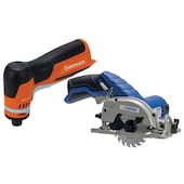 Akku-Kreissäge & Akku-90°-Geradschleifer