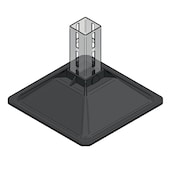 Dachhalter CENTUM für Profil 80/80