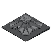 Universaler Keil Dachhalter BF400+CXL80