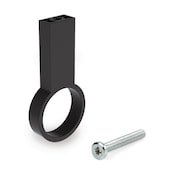 Zentrale Halterung für Schrankstange Ø28