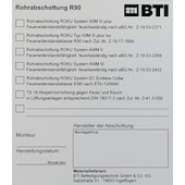 Kennzeichnungsschild Nr. 2: IWM III plus, AWM II/II light, Endless Collar