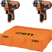 2x Akku-Bohrschrauber A-BS FC 12 V