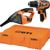 Akku-Bohrschrauber A-BS1 BL 12 V + Akku-Staubsauger A-S 12 V