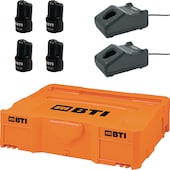 12-Volt-Starter-Set 2,0 Ah, 2er-Set
